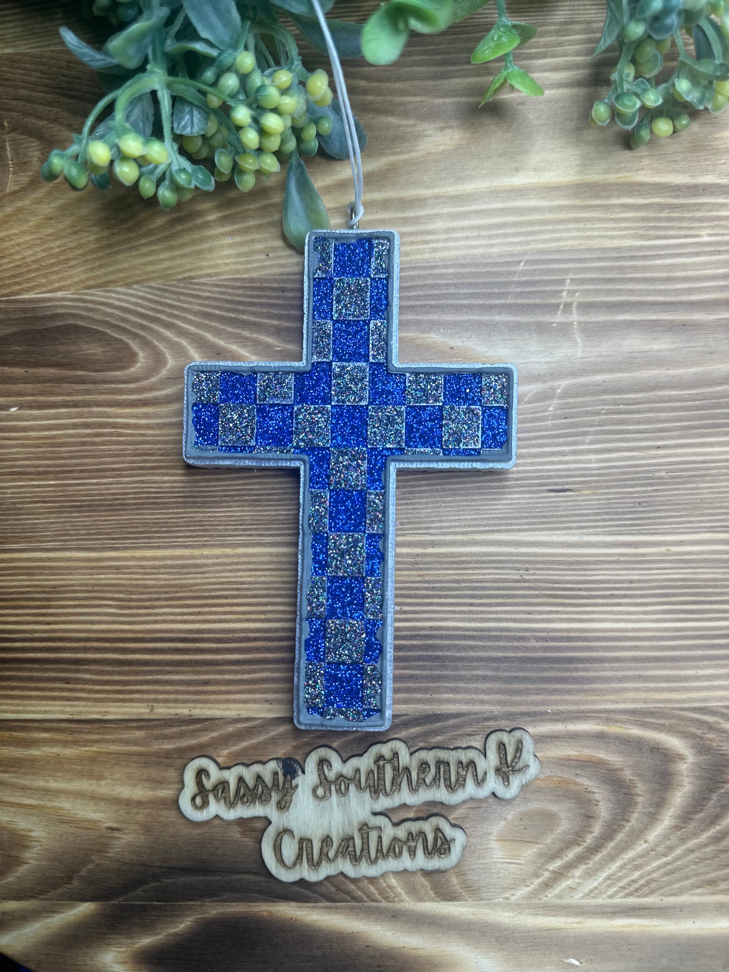 Car Freshie - Cross - Scent is Texas Boujee