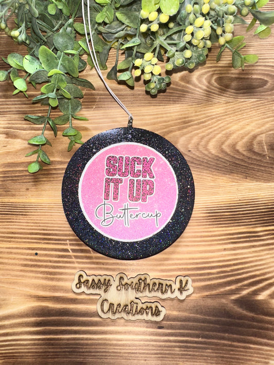 Car Freshie - Suck it Up - Scent is Butt Naked