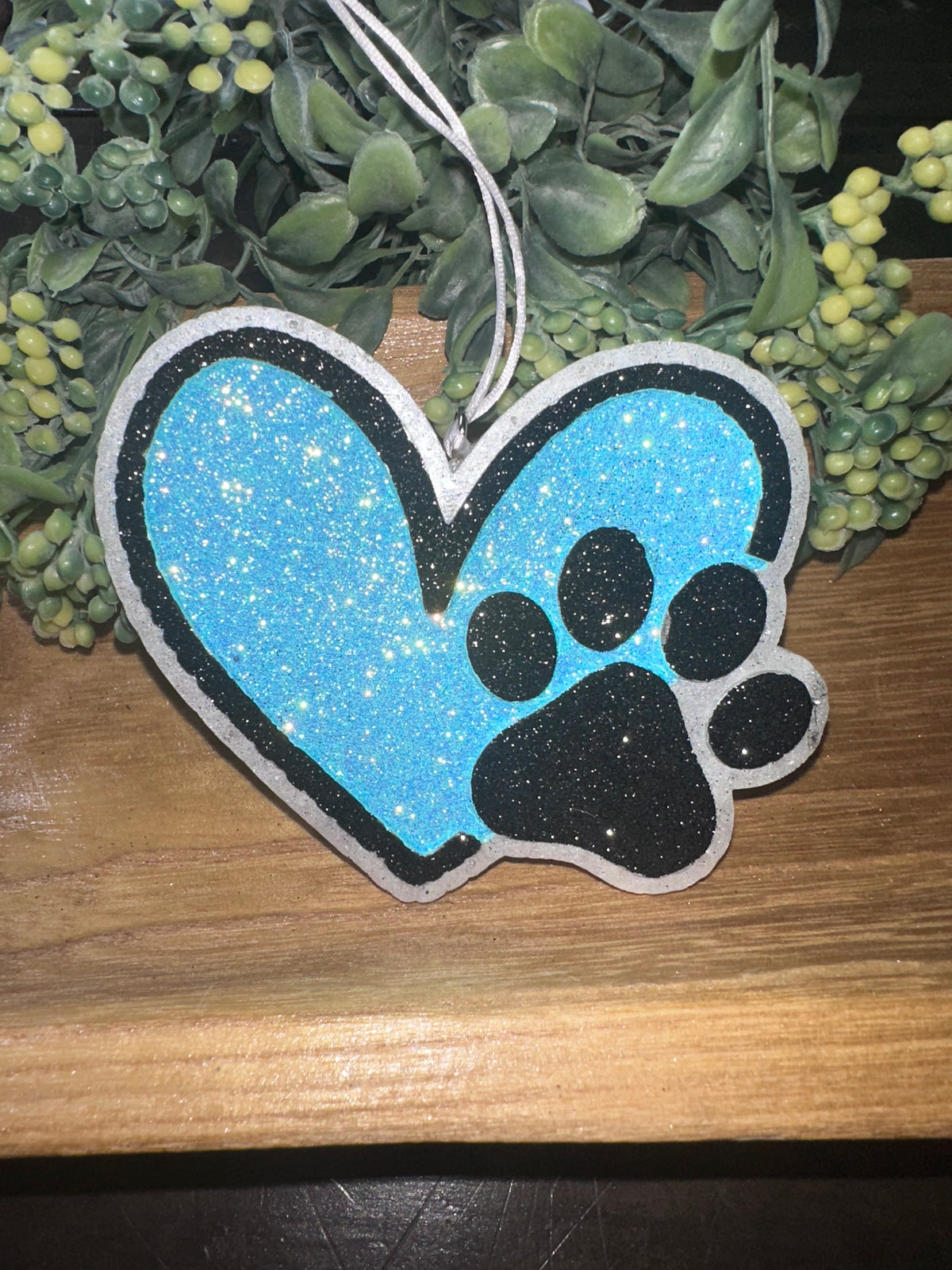 Car Freshie - Heart / Paw- Scent is Watermelon Leather