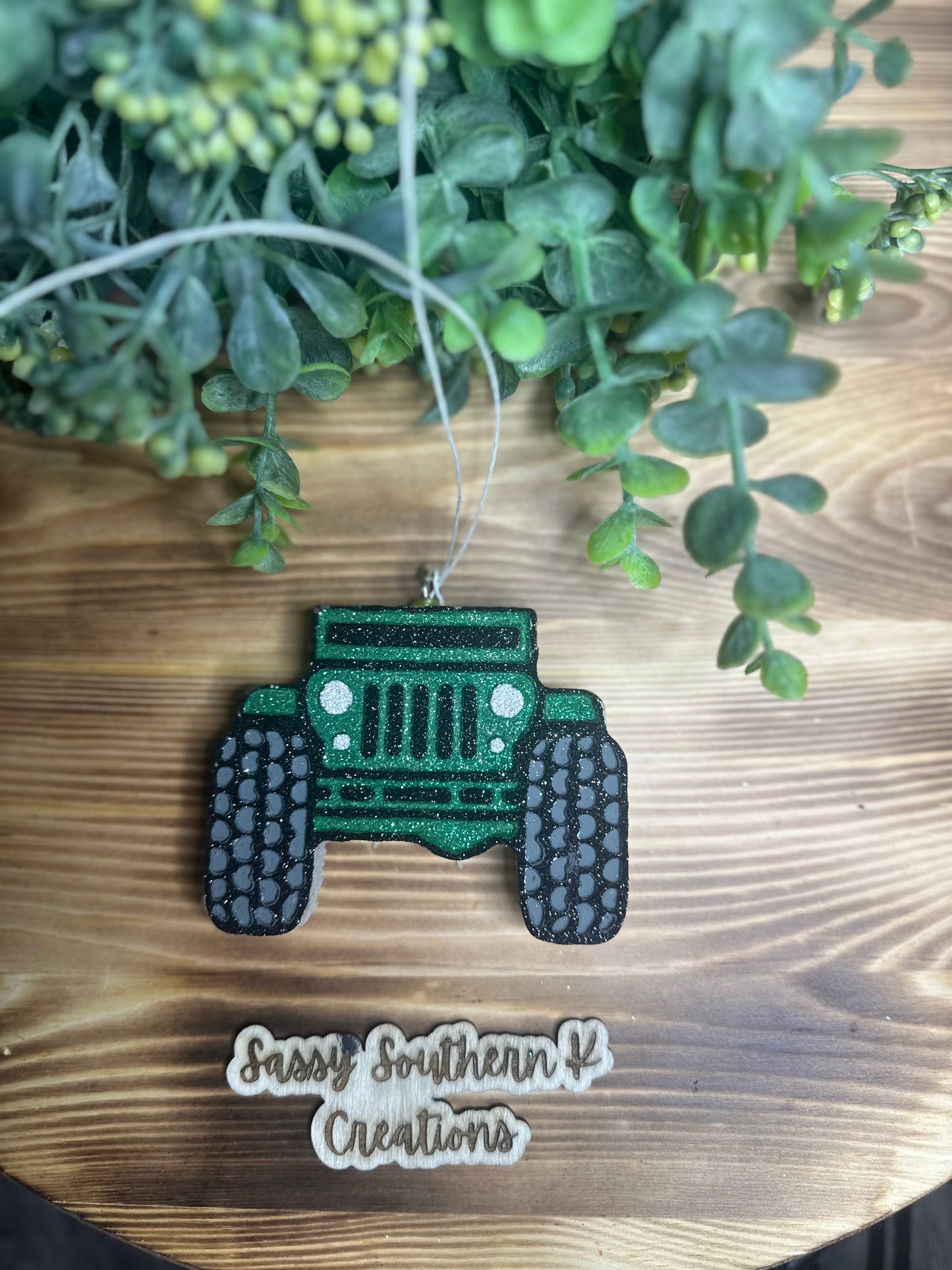 Car Freshie - Jeep - Scent is Texas Barbie