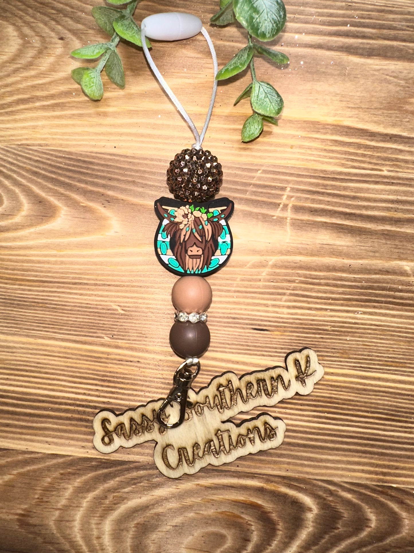 Ca Freshie Hanger - Highland Cow - Brown