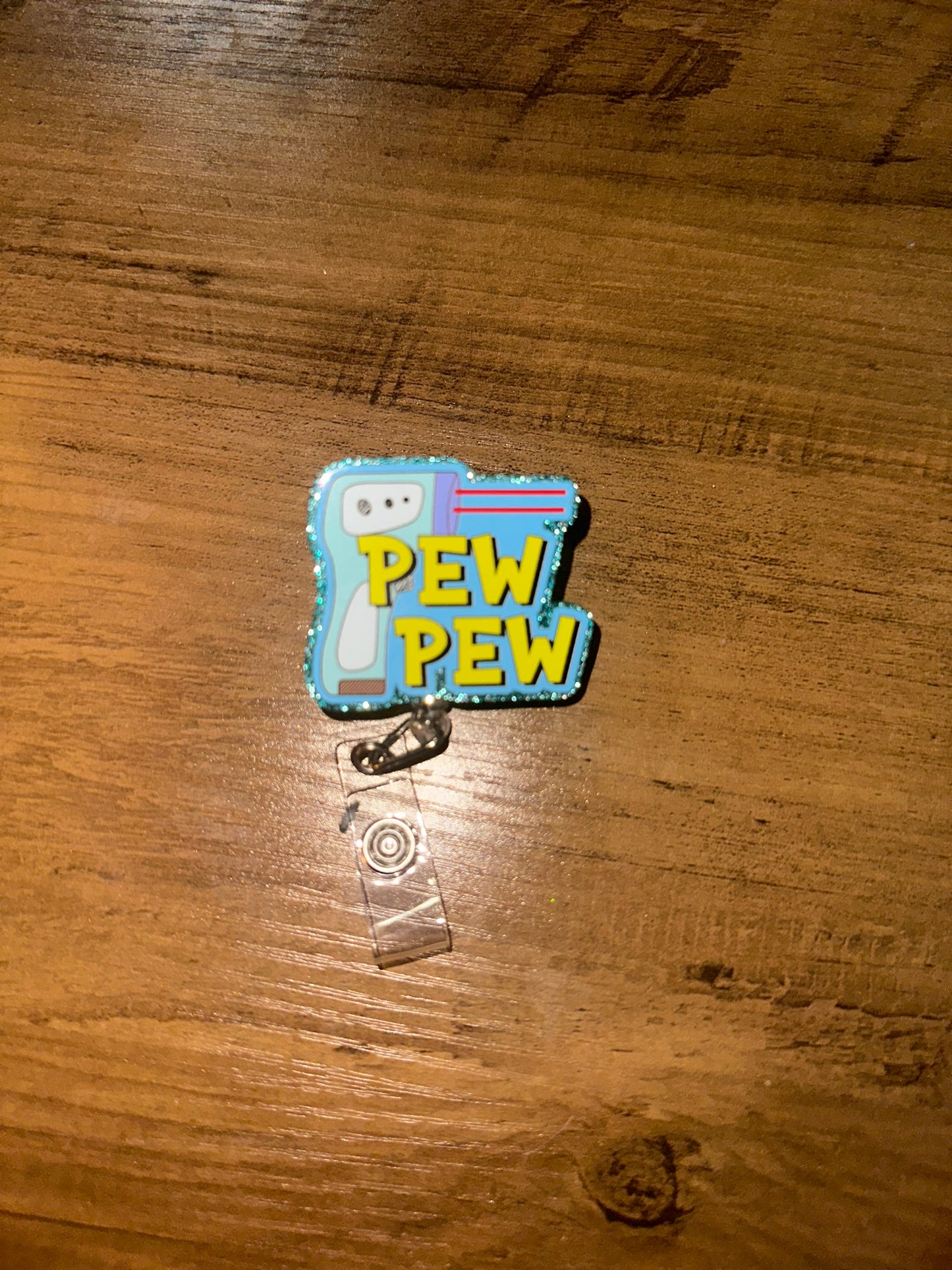Badge Reel - Pee Pew