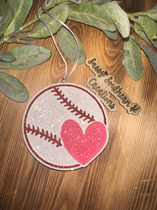 Car Freshie - Baseball - Scent is Baja Cactus