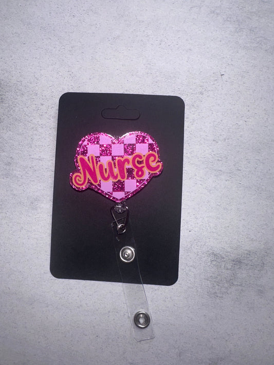 Nurse badge reel