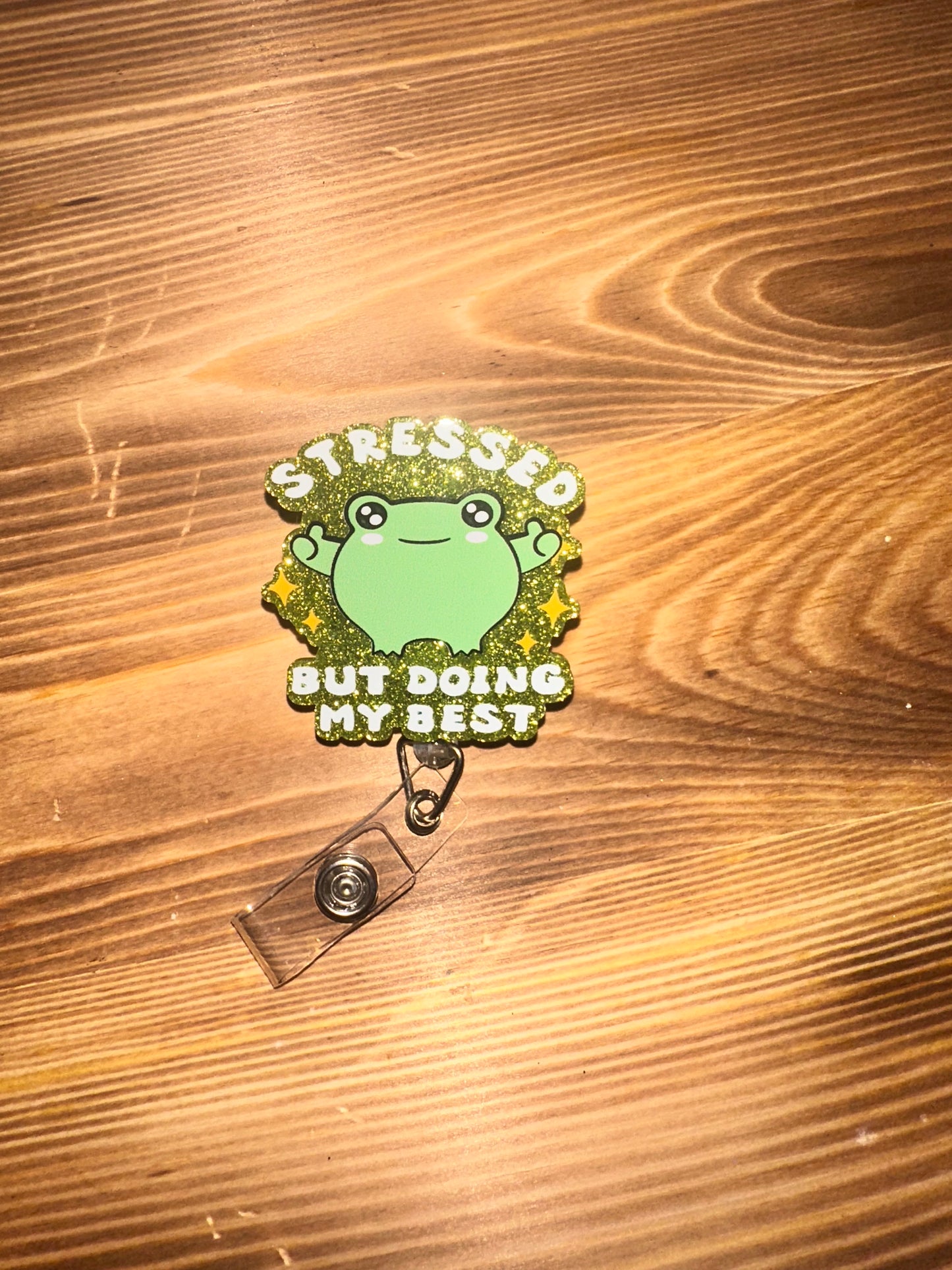 Badge Reel - Stressed