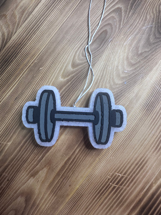 Car Freshie - Weights - Scent is Blue Collar