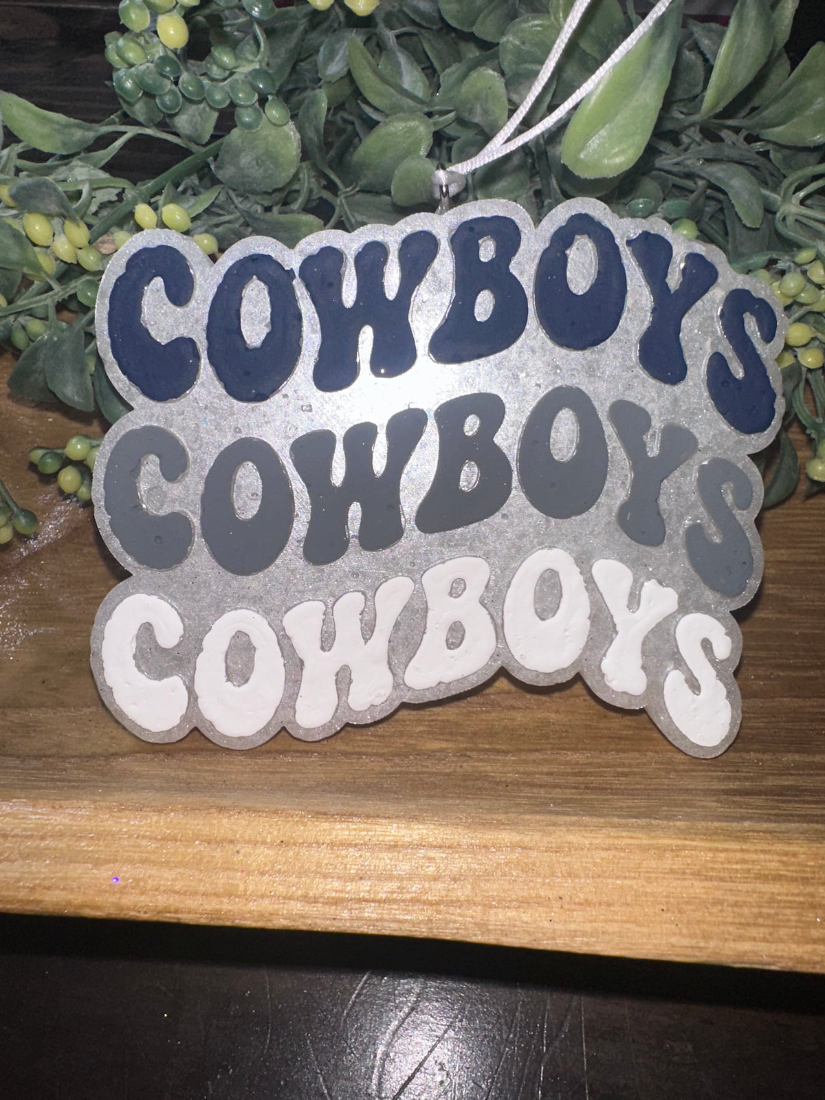 Car Freshie - Cowboys - Scent is Aqua Magic