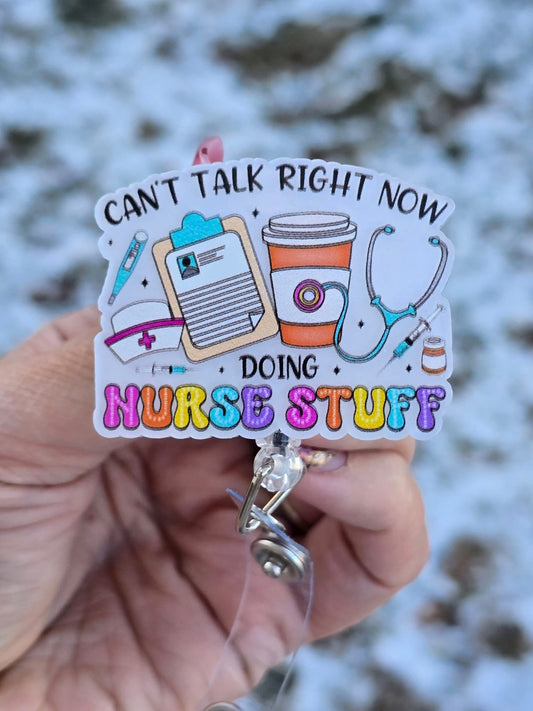 Badge Reel - can’t talk right now