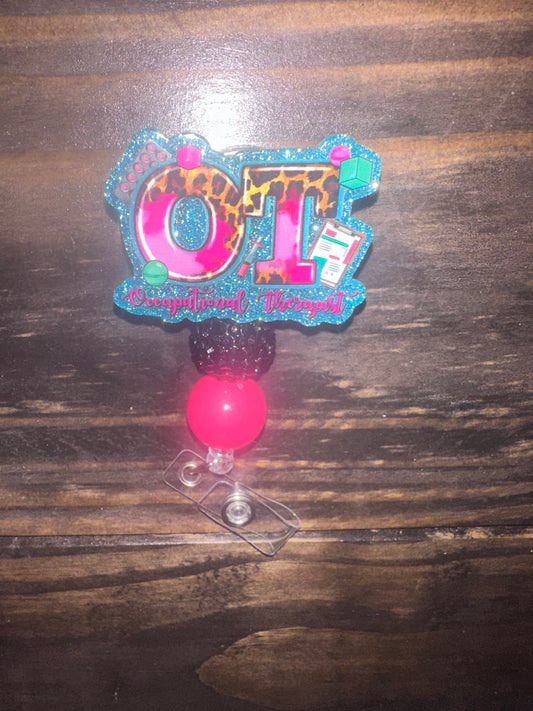 Occupational Nurse badge reel