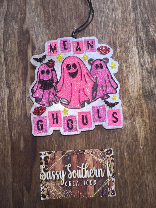 Mean Ghouls - Car Freshie - Scent is Cucumber Melon