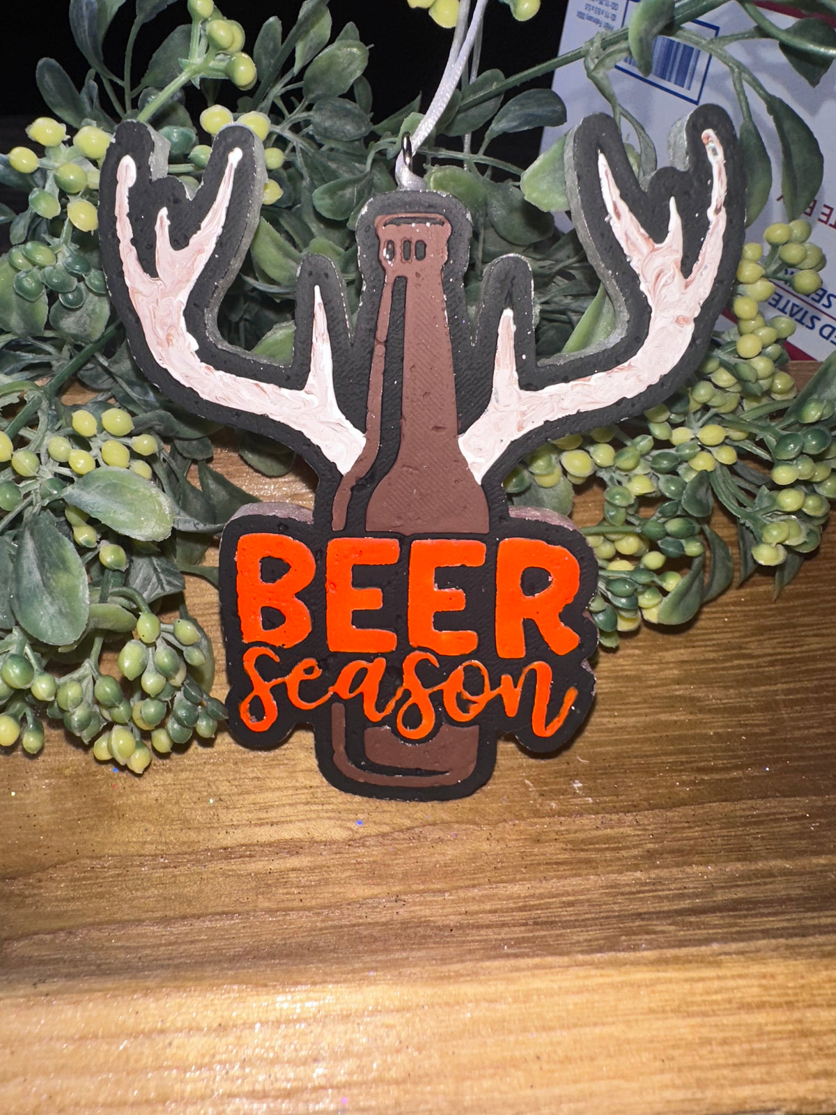 Car Freshie - Beer Season - Scent is Leather