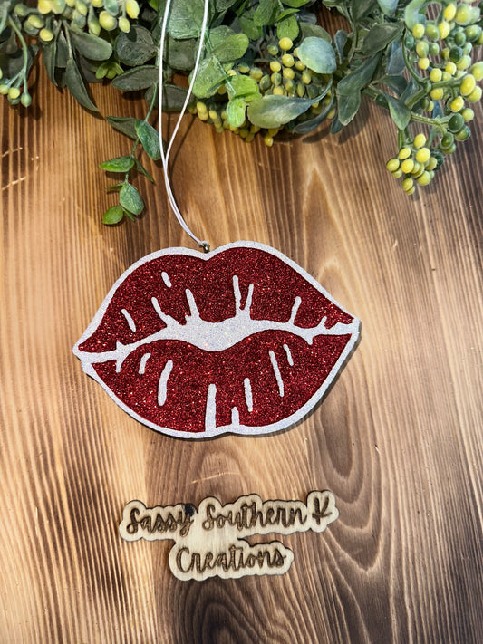 Car Freshie - Lips- Scent is Naked Cactus