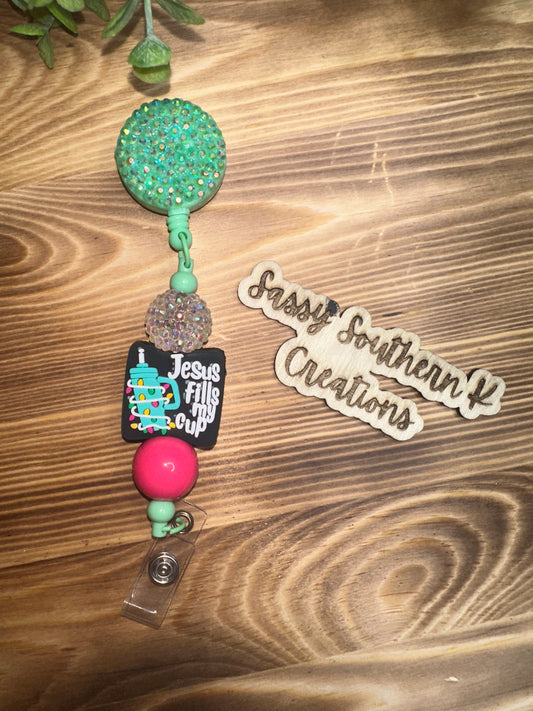 Jesus Fills My Cup Badge Reels