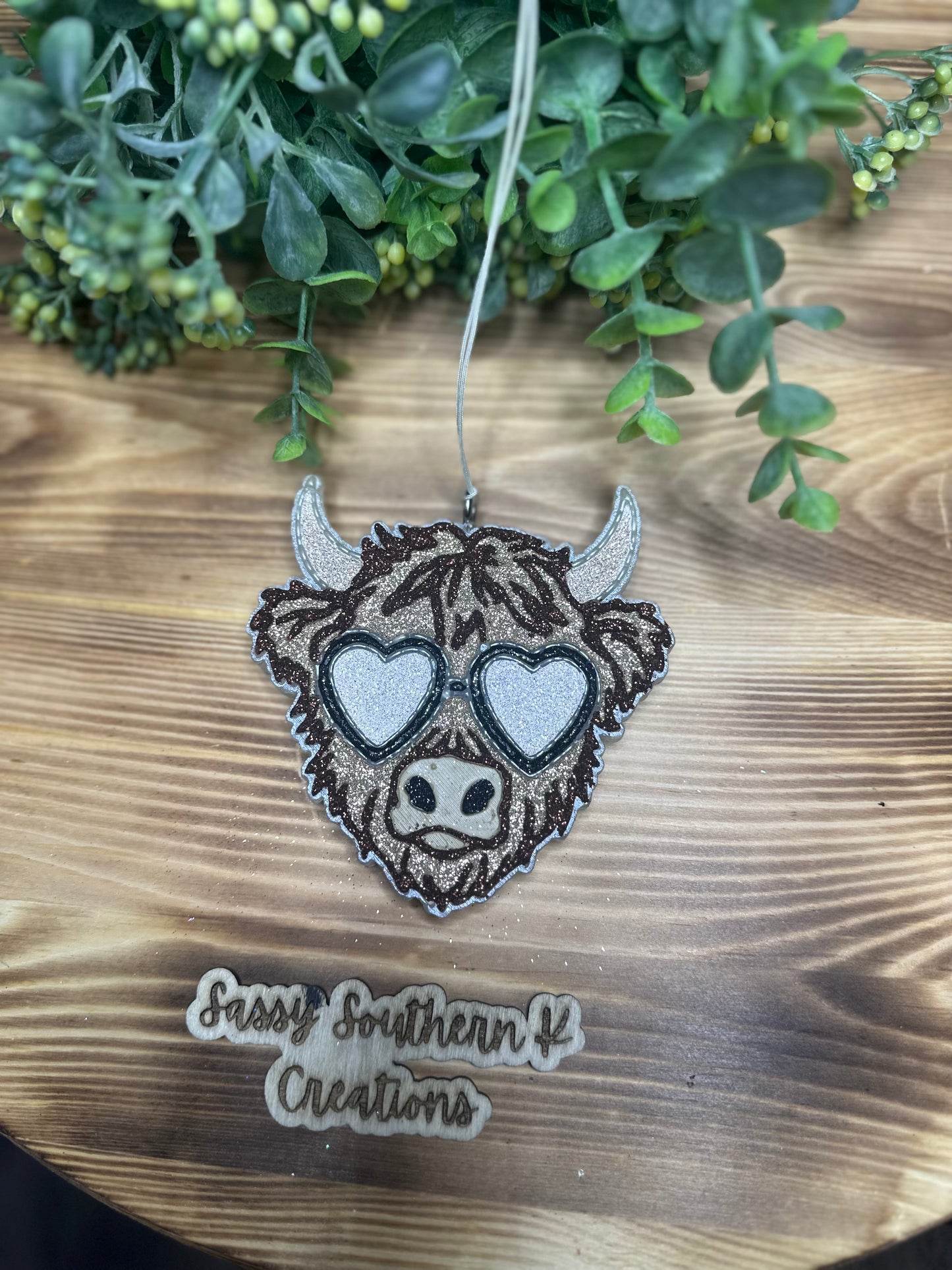 Car Freshie - Cow- Scent is Butt Naked