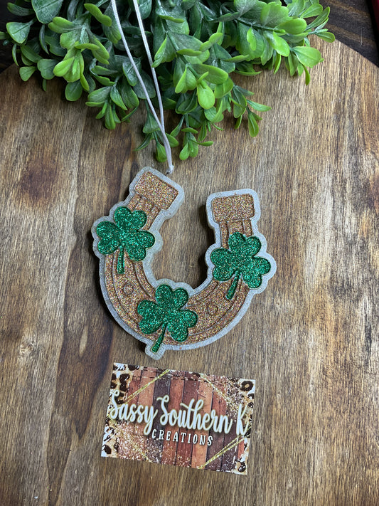 Car Freshie -  St Patrick’s - Scent is Sugared Suede