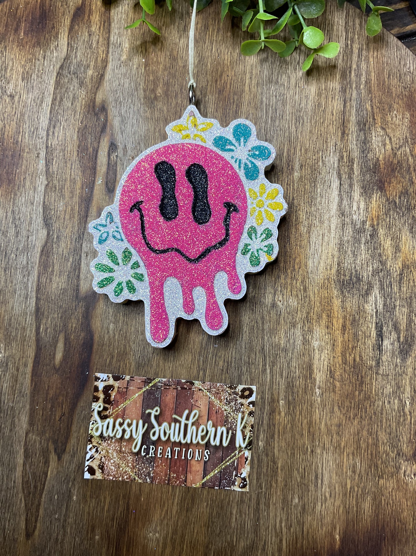 Car Freshie -  Smiley - Scent is Twilight