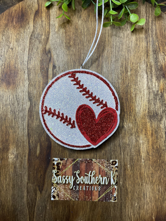 Car Freshie -  Baseball - Scent is Bless Your Heart