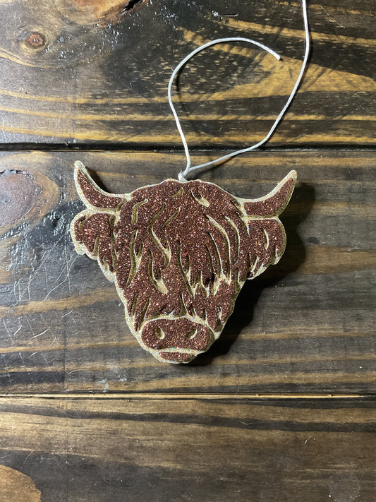 Car Freshie - Cow- Scent is Wonderstruck