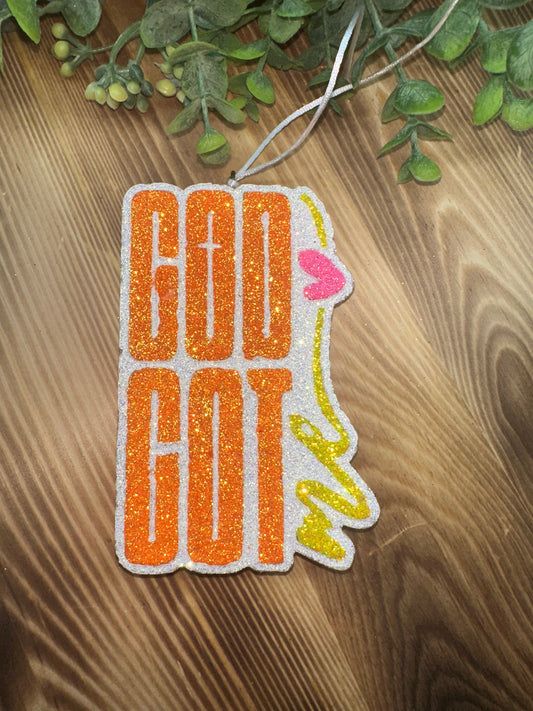 Car Freshie - God Got Me- Scent is Diva