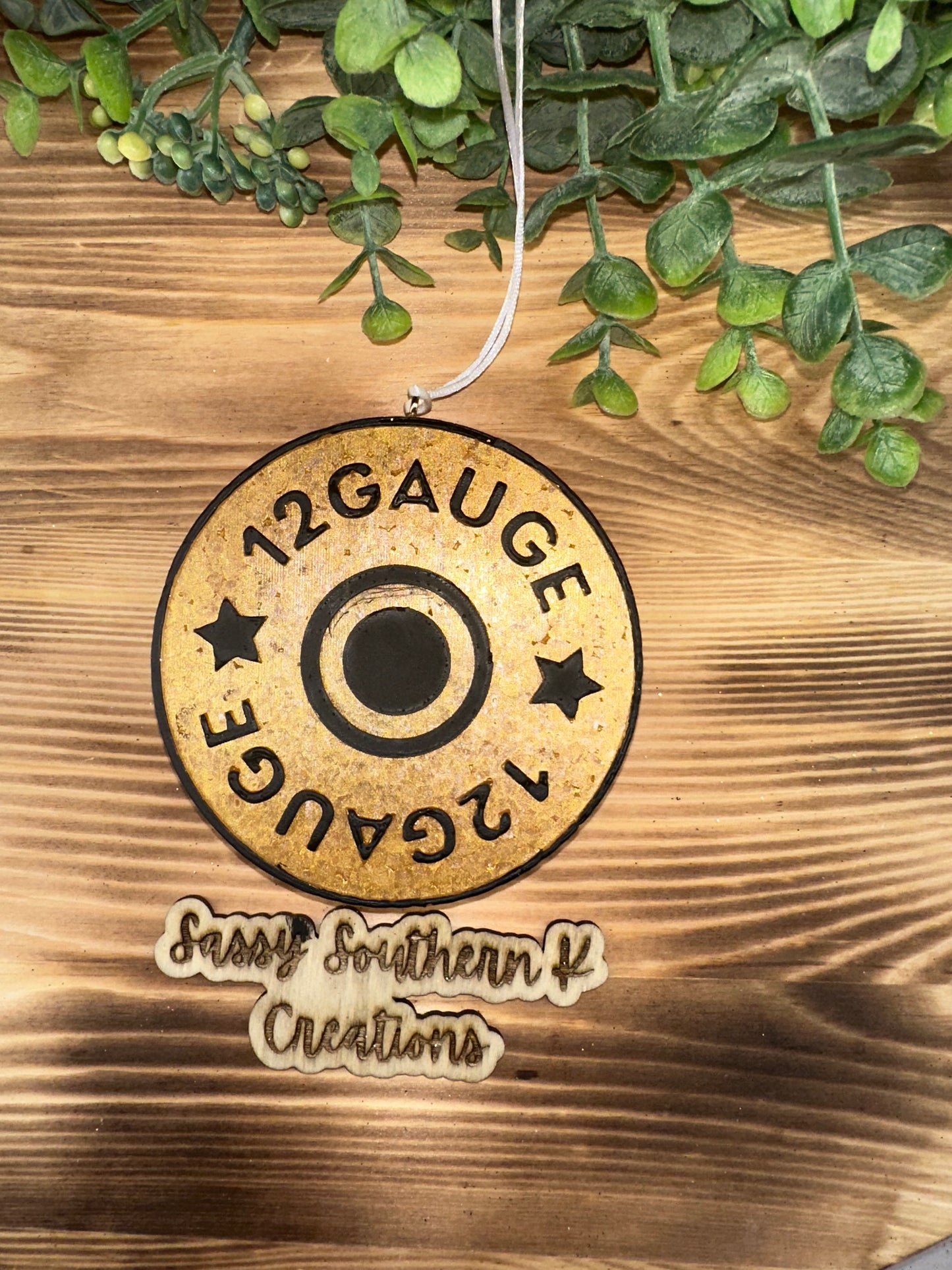 Car Freshie - 12 Gauge- Scent is Black Ice