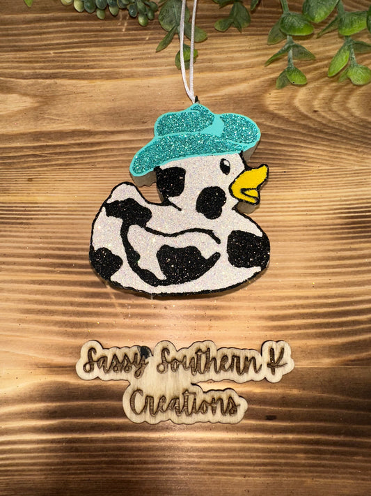 Car Freshie - Duck- Scent is Pink Cotton