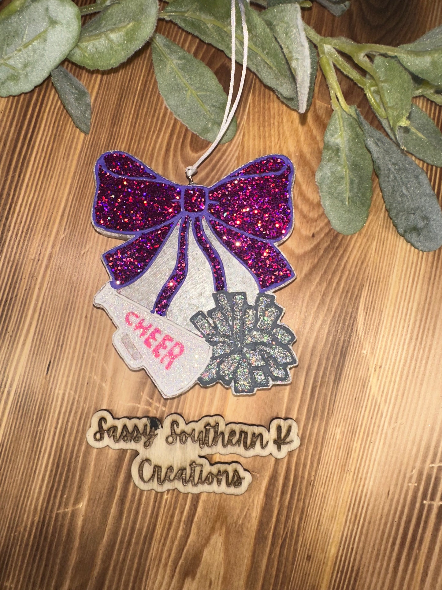 Car Freshie - Cheer - Scent is Pink Pineapple Sunrise