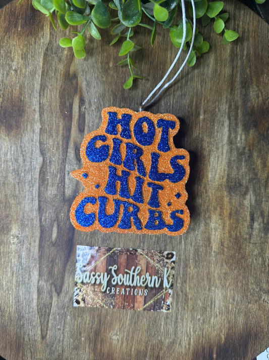 Car Freshie -  Hot Girls - Scent is Pink Pineapple Sunrise