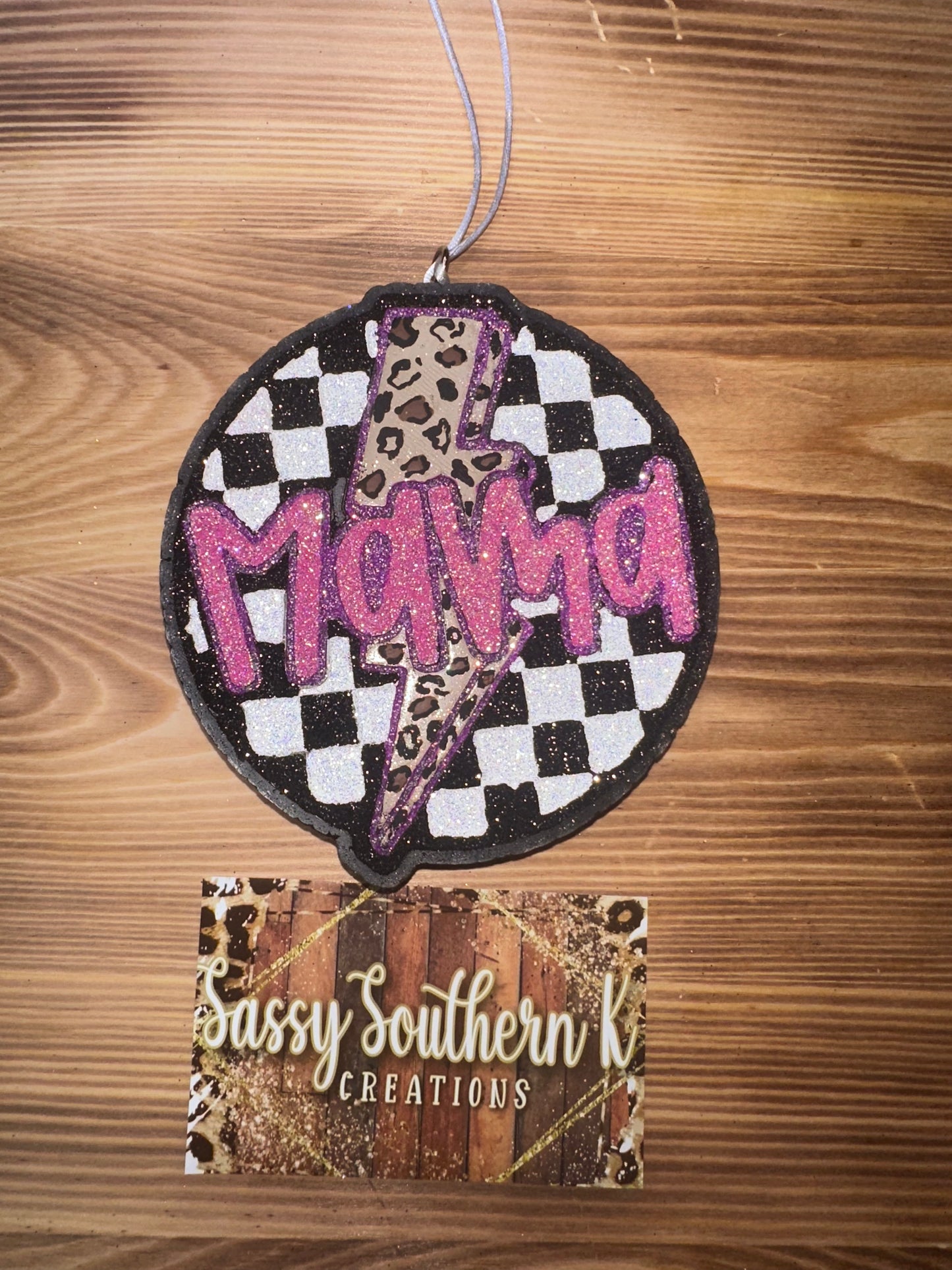 Car Freshie - Mama - Scent is Pink Sugar