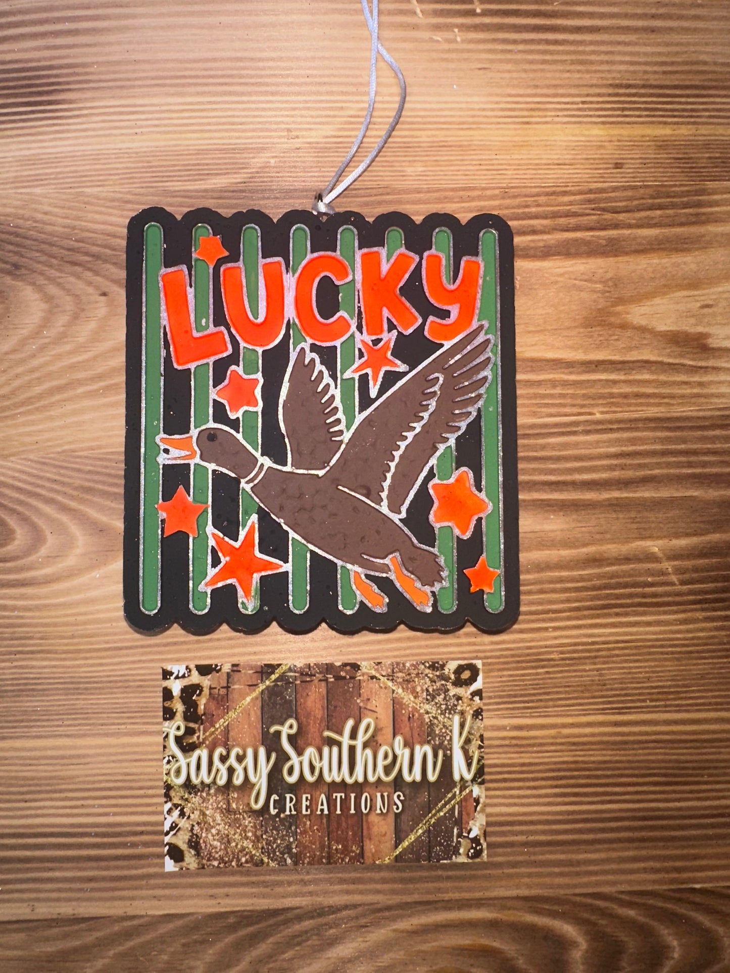 Car Freshie - Lucky Duck - Scent is Fierce