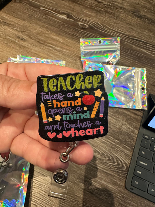 Teacher Badge Reel