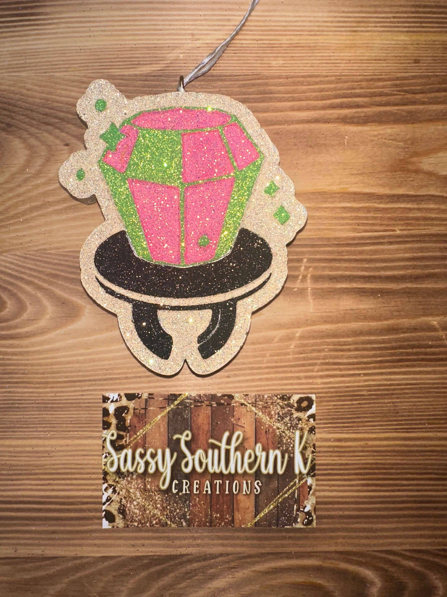 Car Freshie - Ring Pop- Scent is Coco Butter Cashmere