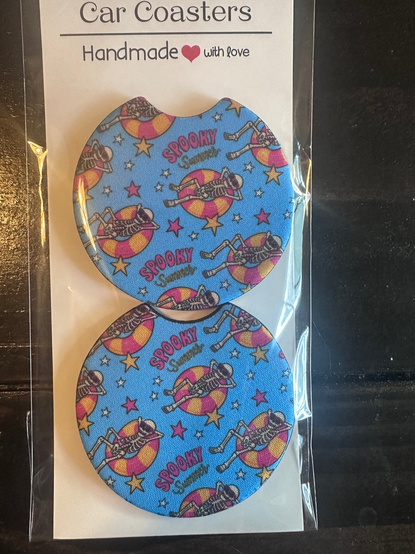 Car Coaster -Neoprene- Spooky