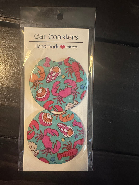 Car Coaster -Neoprene- Crab