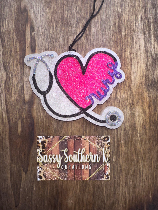 Nurse Car Freshie - Scent is Dark Kiss