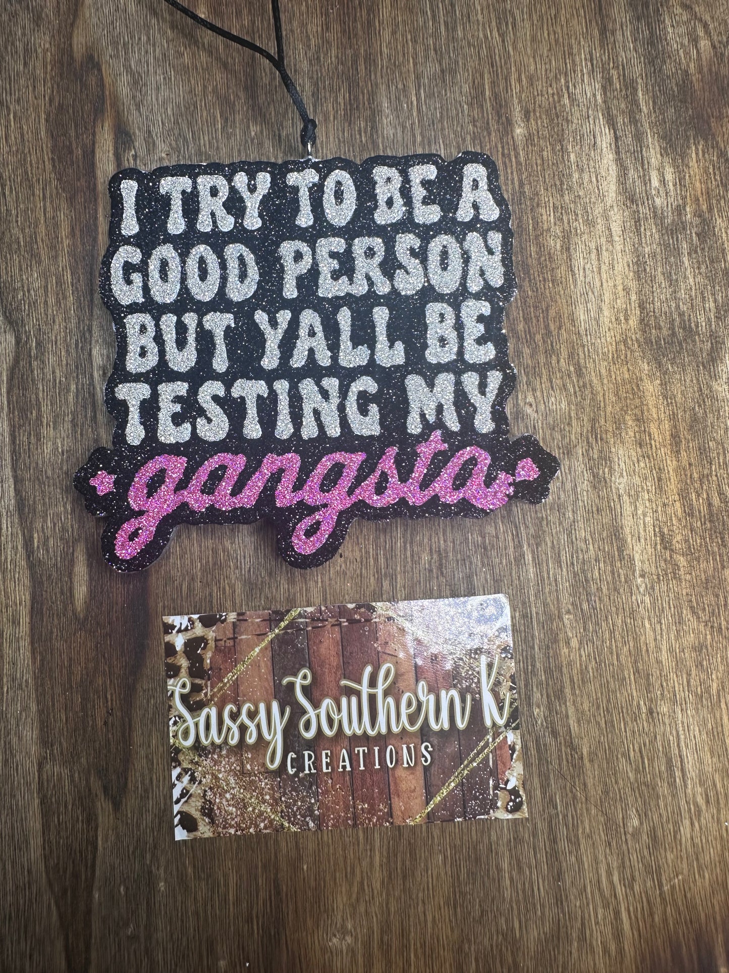 Gangsta - Car Freshie - Scent is Viva