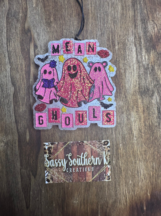 Mean Ghouls - Car Freshie - Scent is Lemon Pound Cake