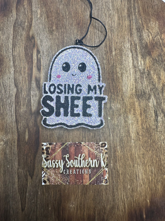 Losing My Sheet - Car Freshie - Scent is Iced Cinnamon Rolls