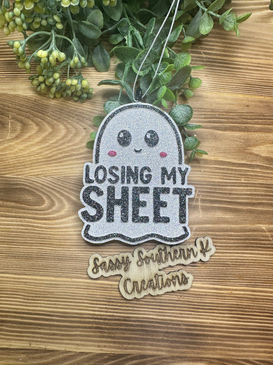 Car Freshie - Losing My Sheet - Scent is Pumpkin Spice