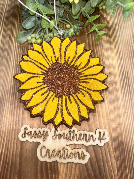 Car Freshie - Sunflower - Scent is Fall Festival