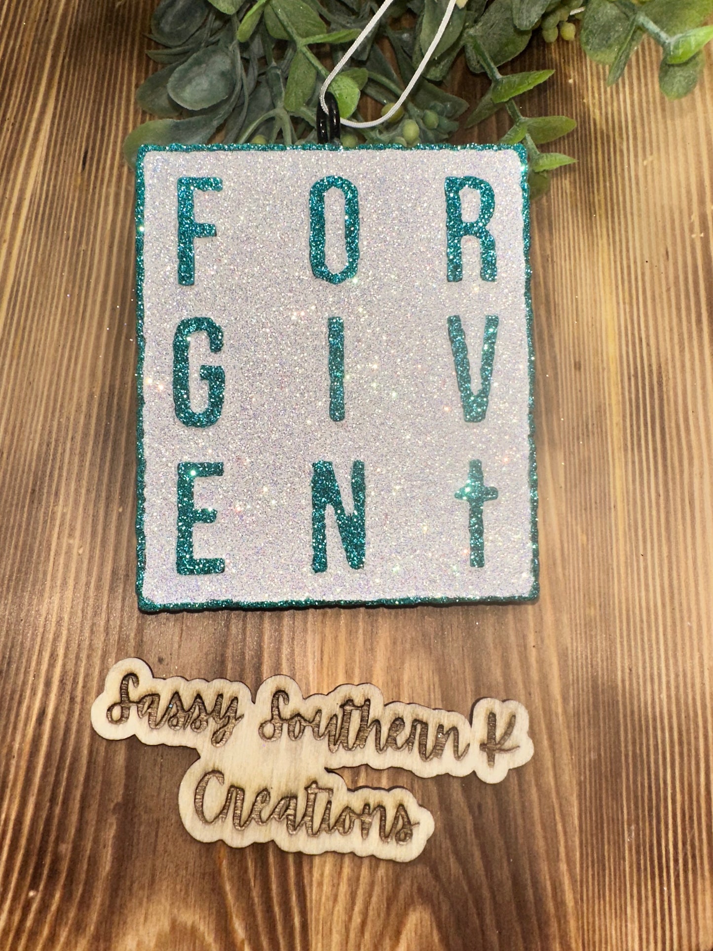 Car Freshie - Forgiven - Scent is Strawberry Leather