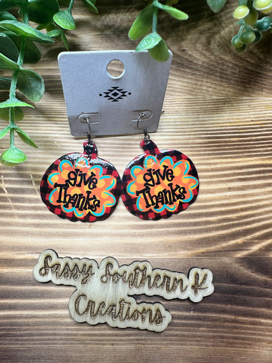 Give Thanks Earrings