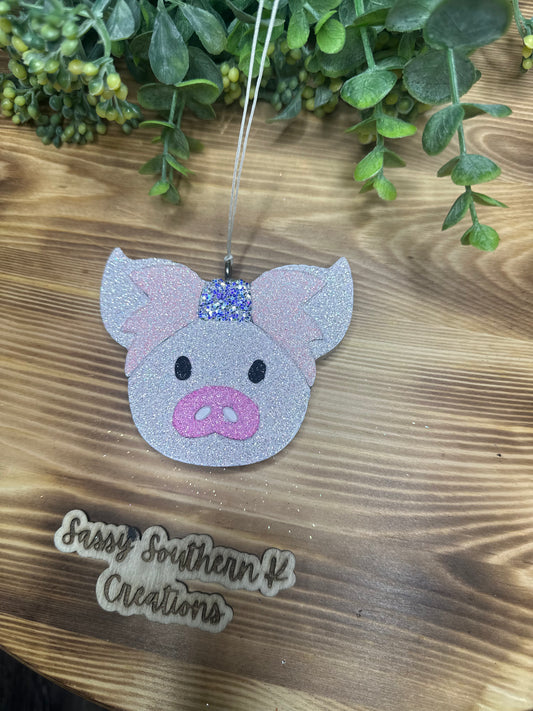 Car Freshie - Pig- Scent is Volcano