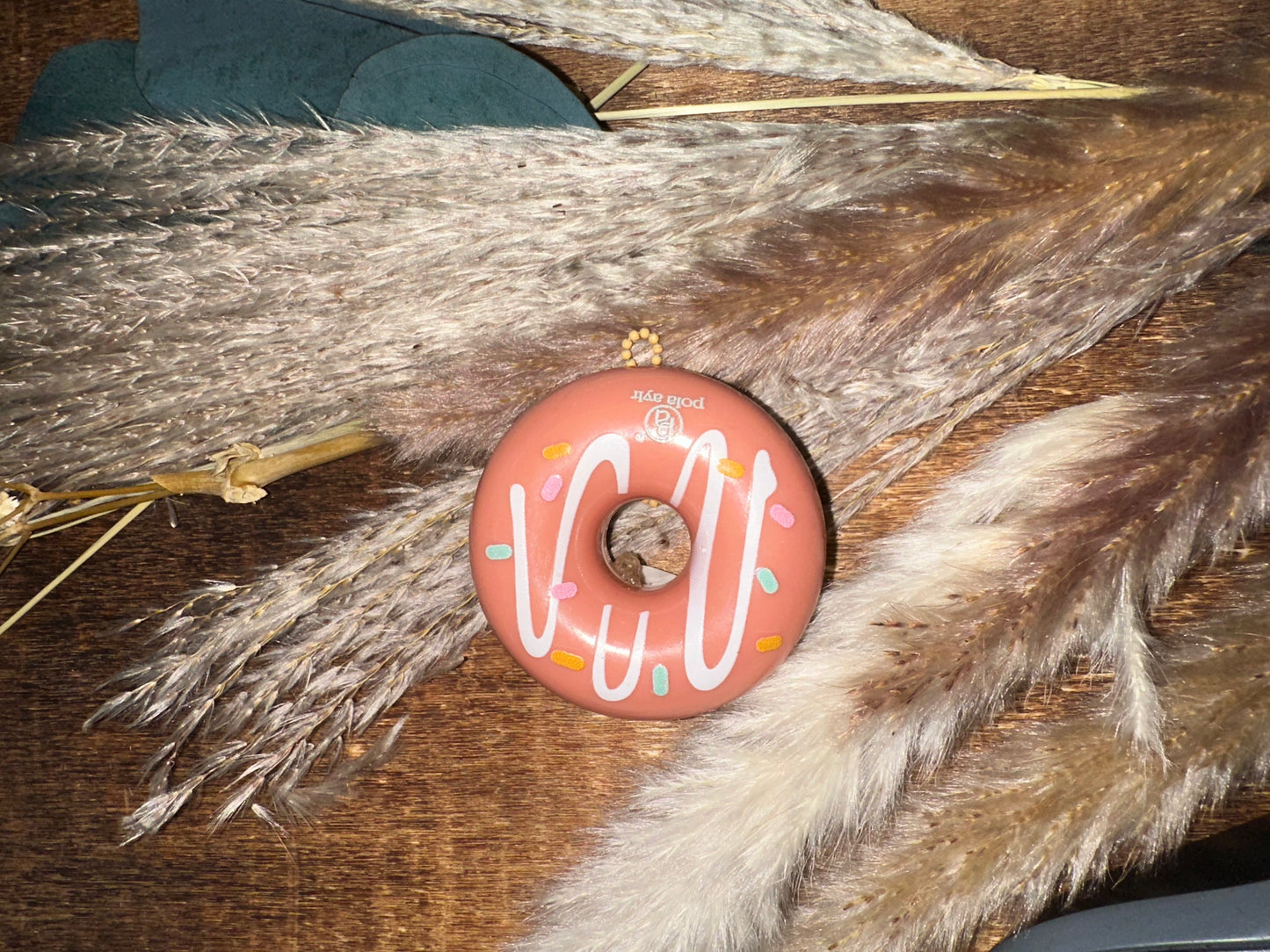 Donut Keychain Lip Gloss