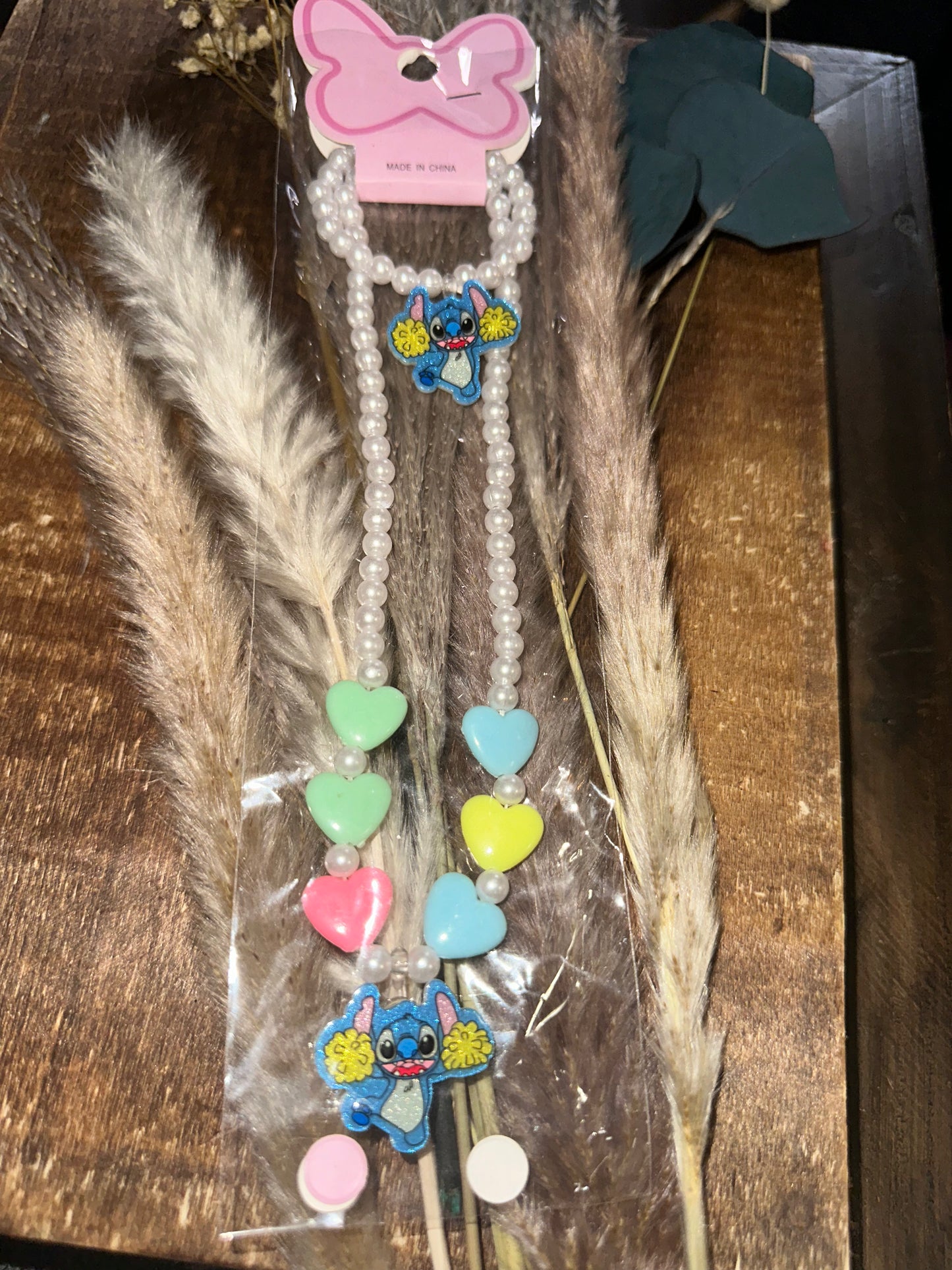 Stitch Necklace/Bracelet Set
