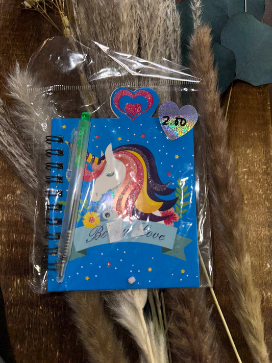 Unicorn Notebook & Pen